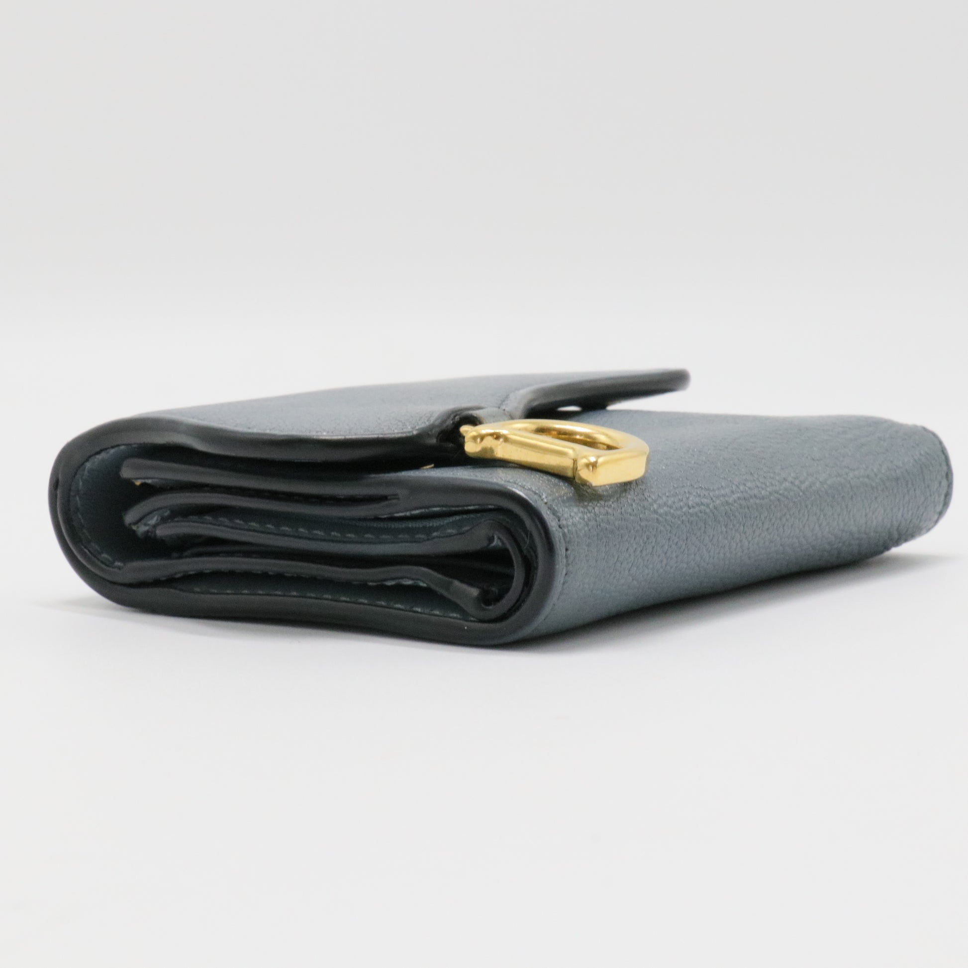 Saddle Lotus Wallet Leather Mini