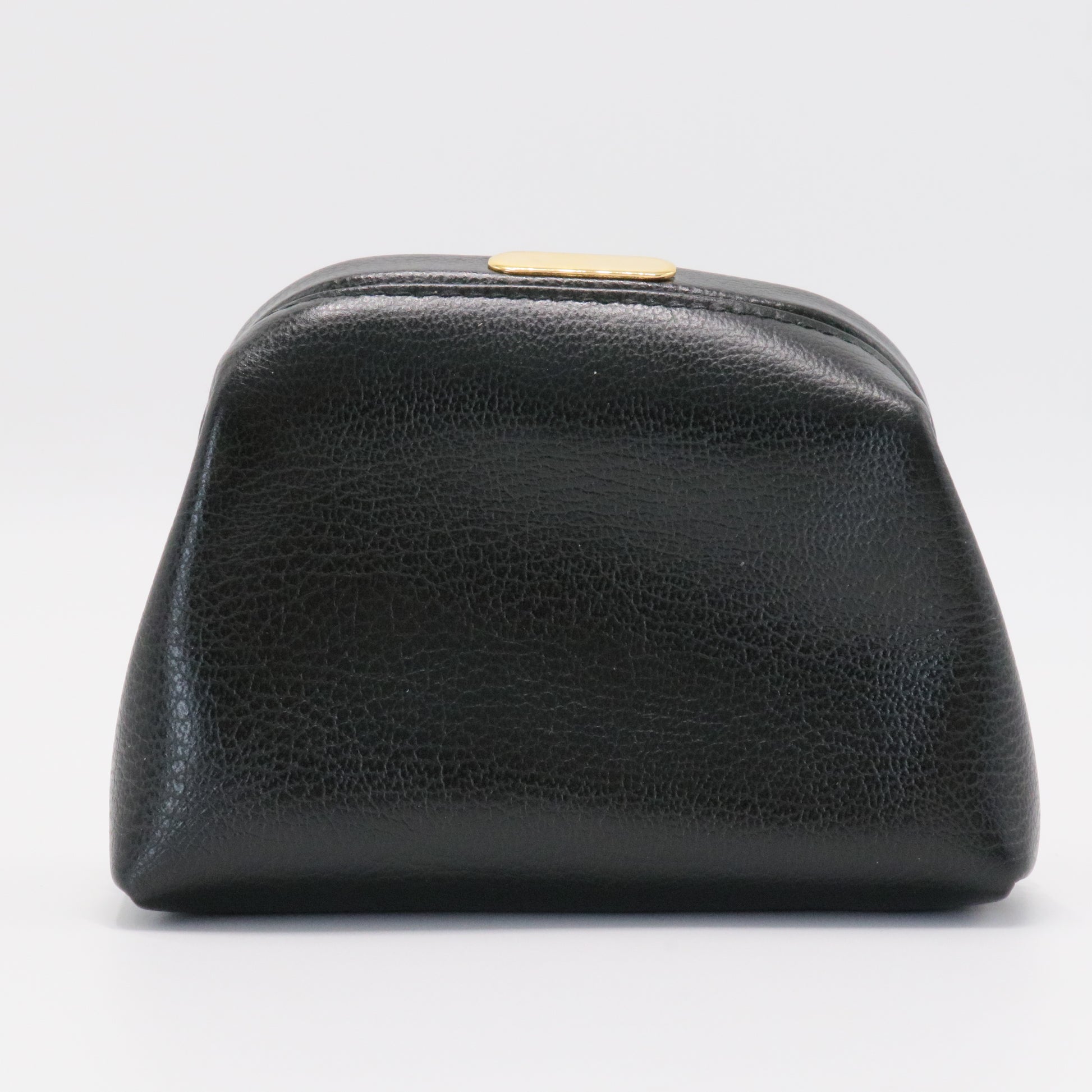 Gancini Coin Purse Leather Black
