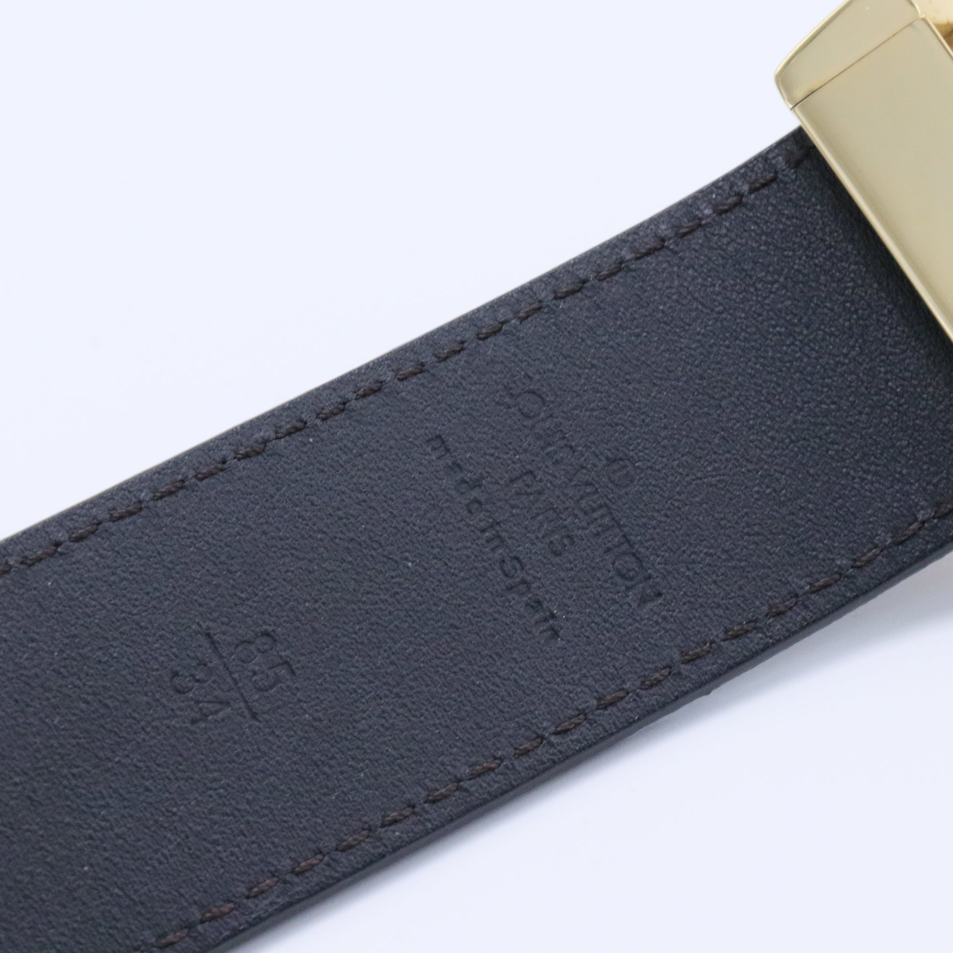 LV Cut Reversible Belt Monogram Multicolor and Leather Medium 85