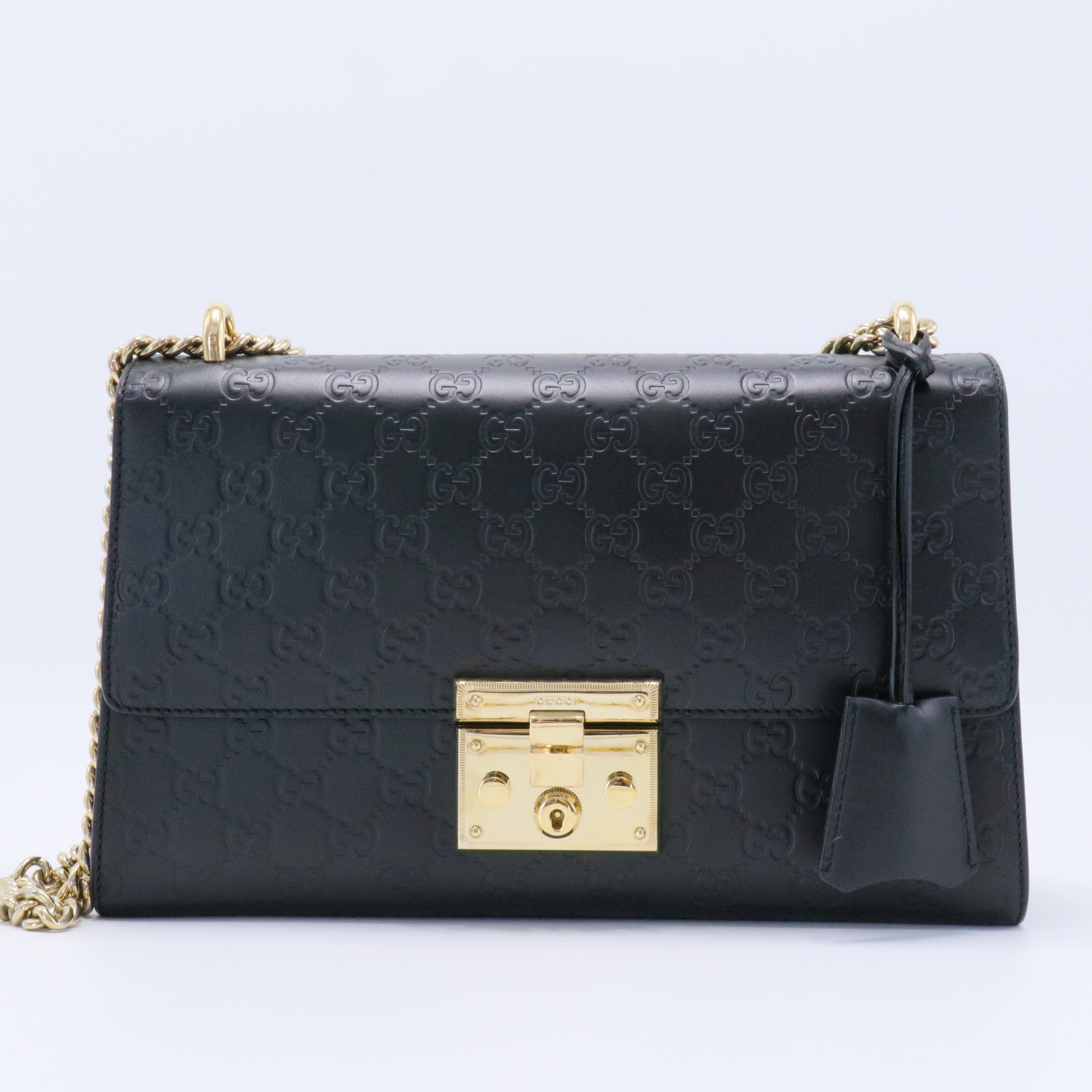 Padlock Shoulder Bag Guccissima Leather Medium