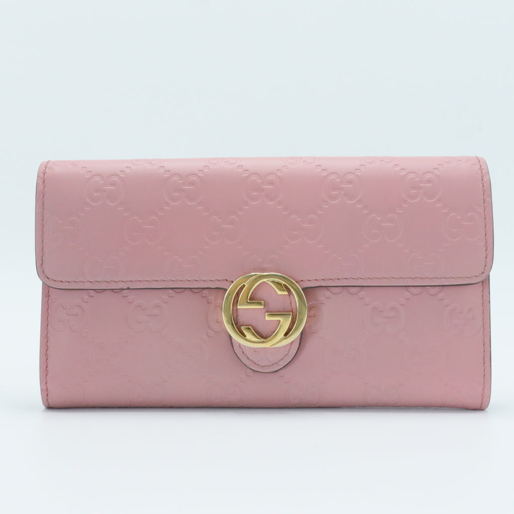 Icon Continental Wallet Guccissima Leather