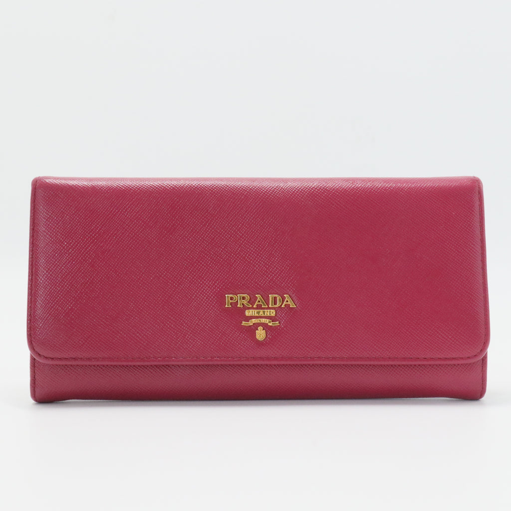 Continental Wallet Saffiano Leather Long