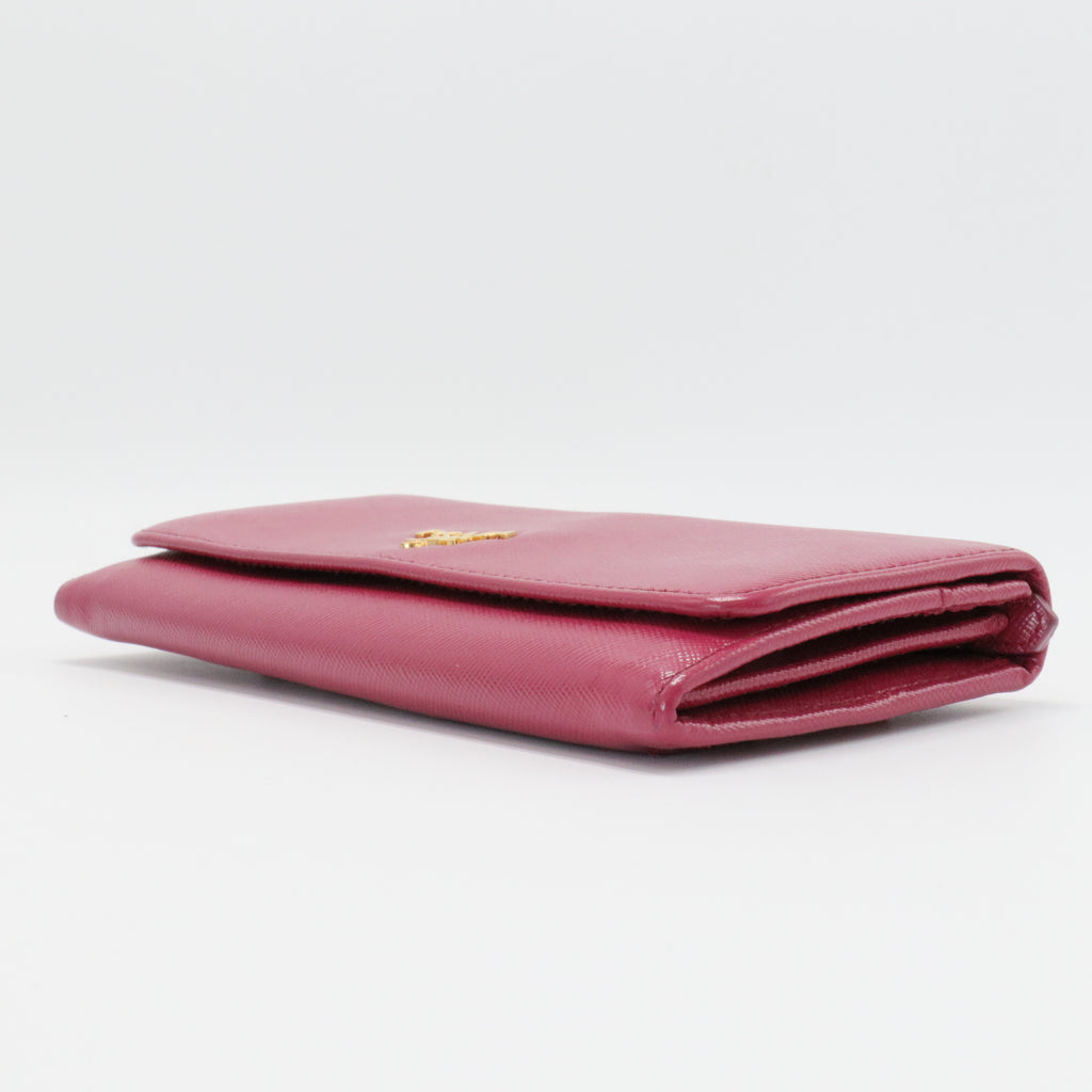 Continental Wallet Saffiano Leather Long