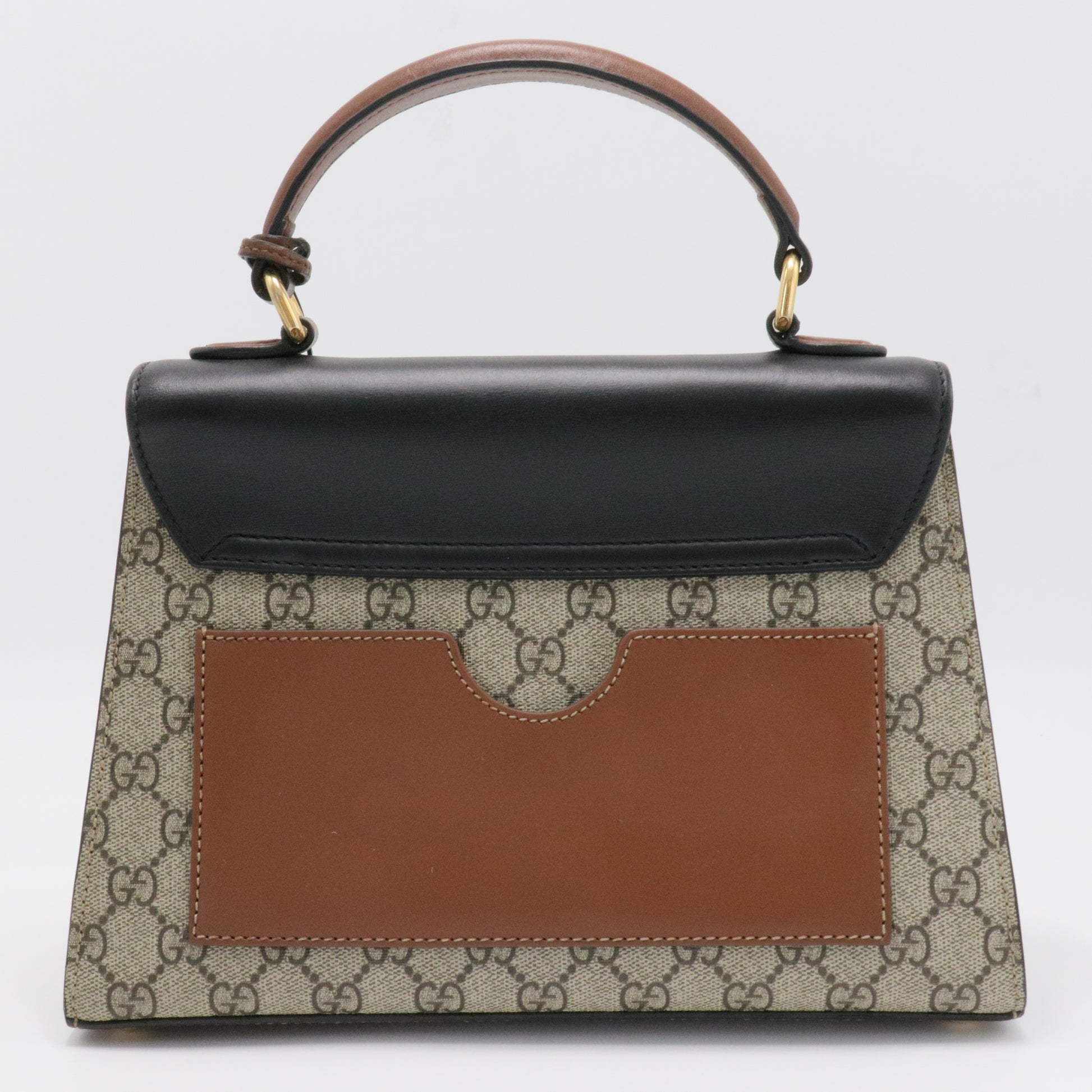 Padlock Shoulder Bag GG Coated Canvas and Leather Medium