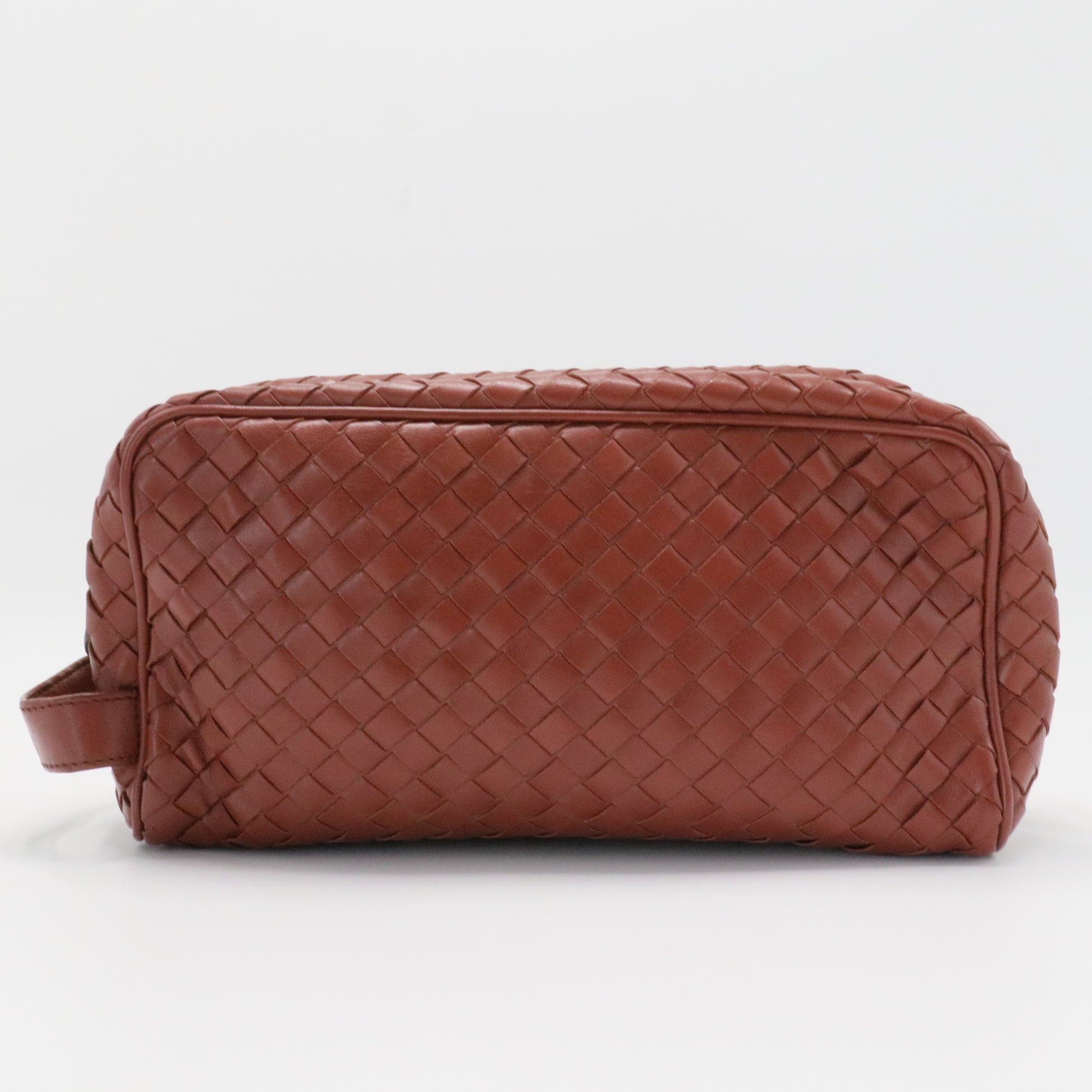 Zip Pouch Intrecciato Nappa Small