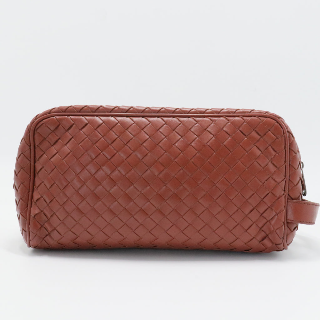 Zip Pouch Intrecciato Nappa Small