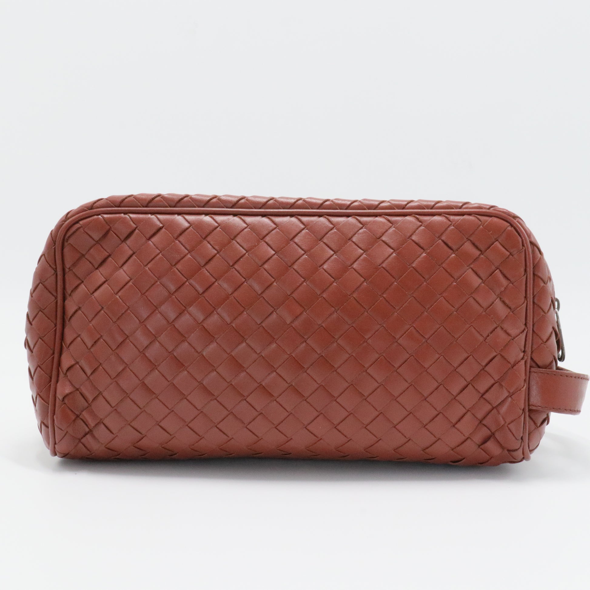 Zip Pouch Intrecciato Nappa Small