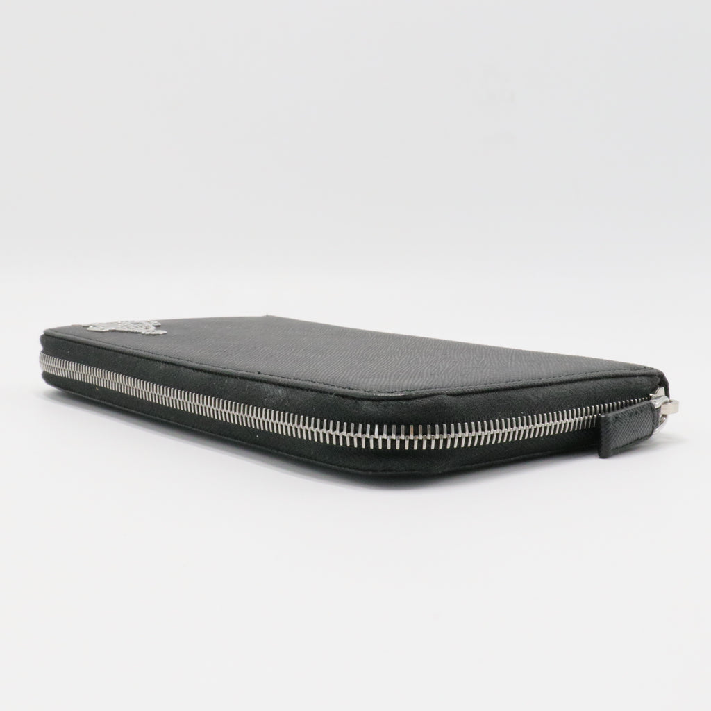 Vertical Bifold Saffiano Leather