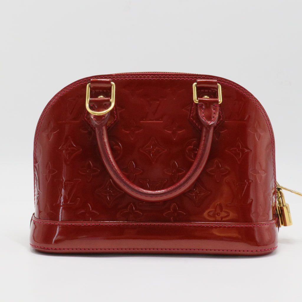 Alma Handbag Monogram Vernis BB