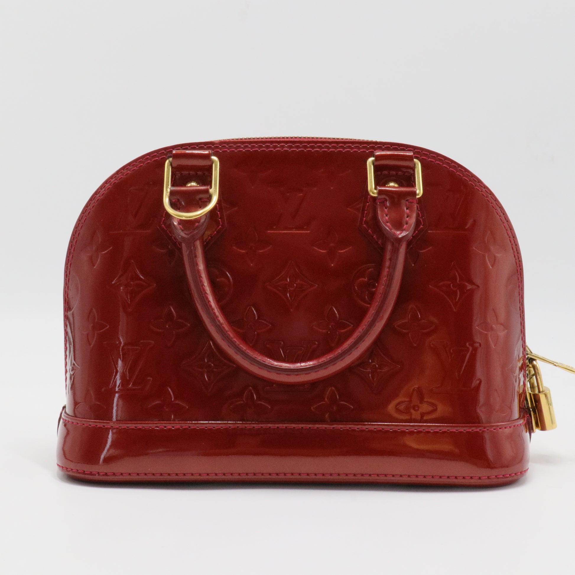 Alma Handbag Monogram Vernis BB
