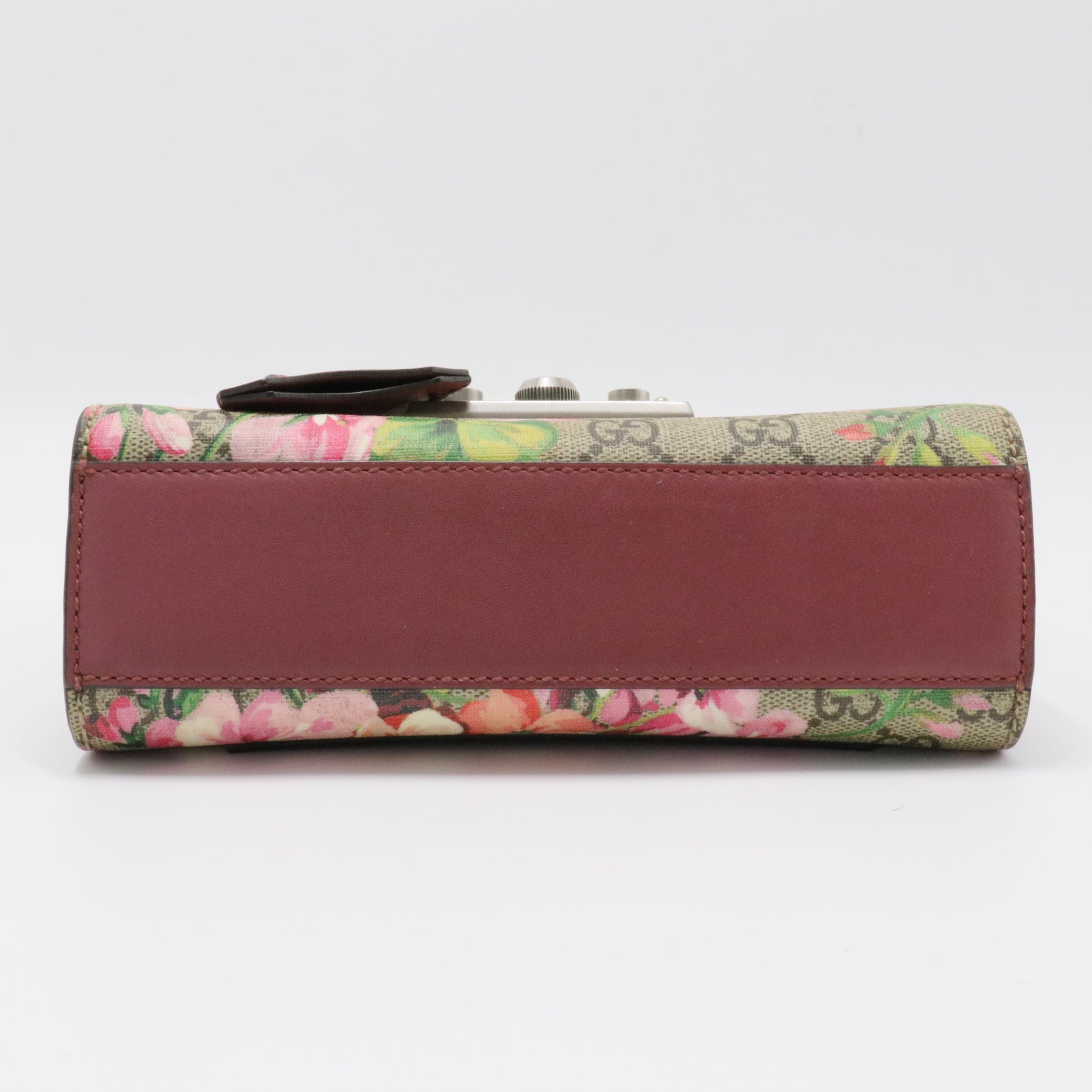 Padlock Shoulder Bag Blooms Print GG Coated Canvas Small