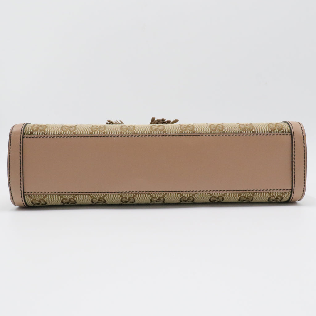 Emily Chain Flap Bag GG Canvas Medium