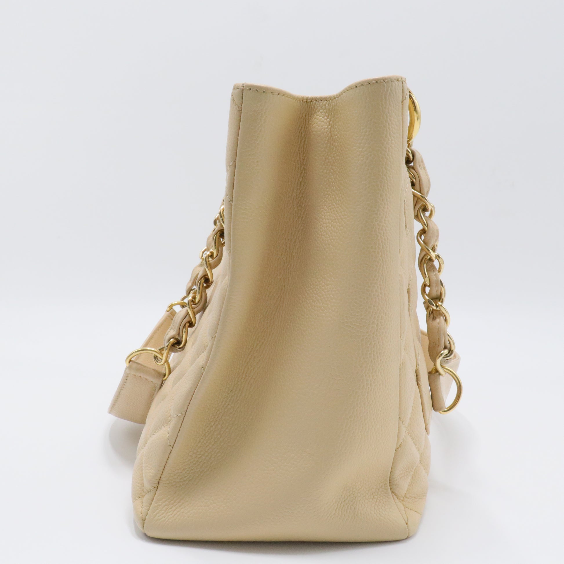 Grand Shopping Tote Quilted Caviar