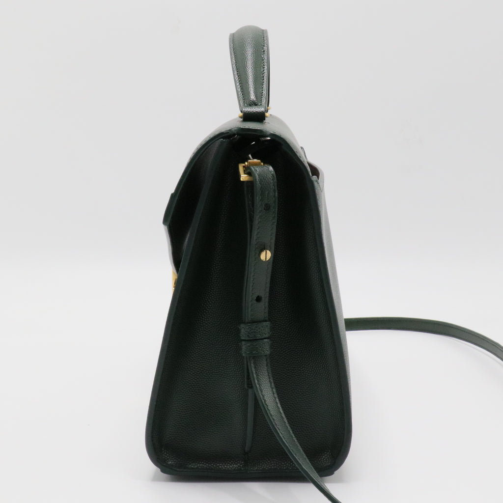 Cassandra Top Handle Bag Leather Medium