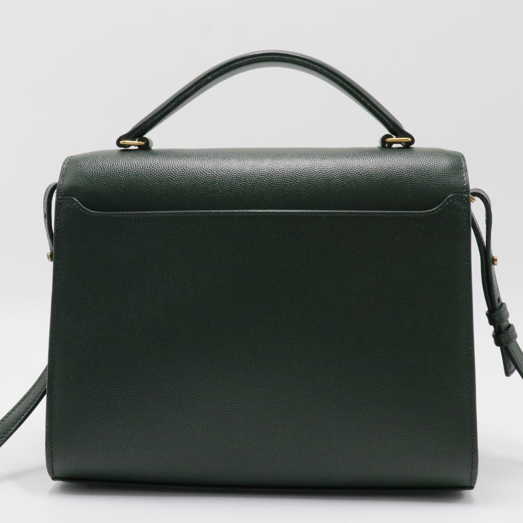 Cassandra Top Handle Bag Leather Medium