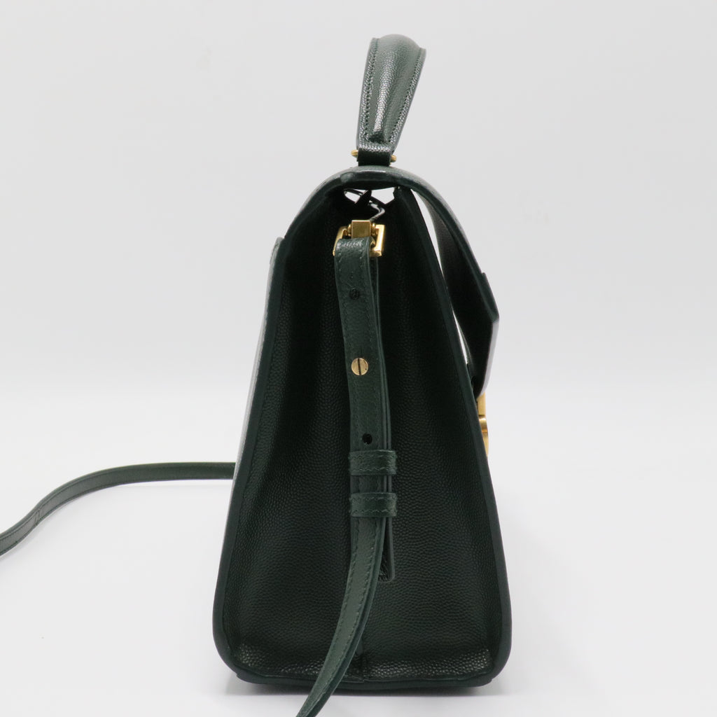 Cassandra Top Handle Bag Leather Medium