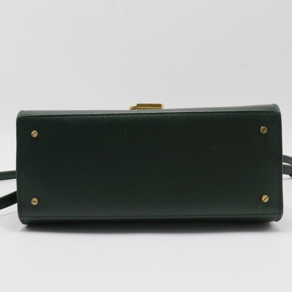Cassandra Top Handle Bag Leather Medium