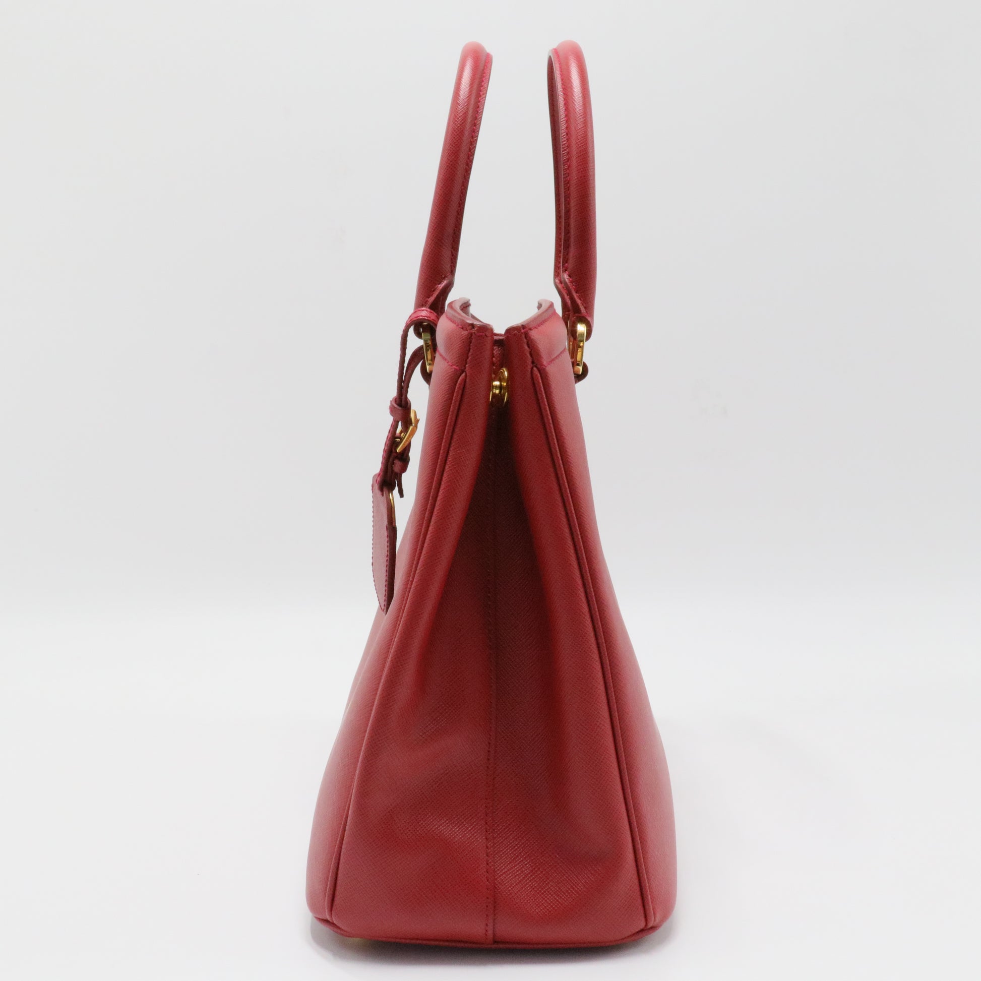 Cuir Double Tote Saffiano Leather Large