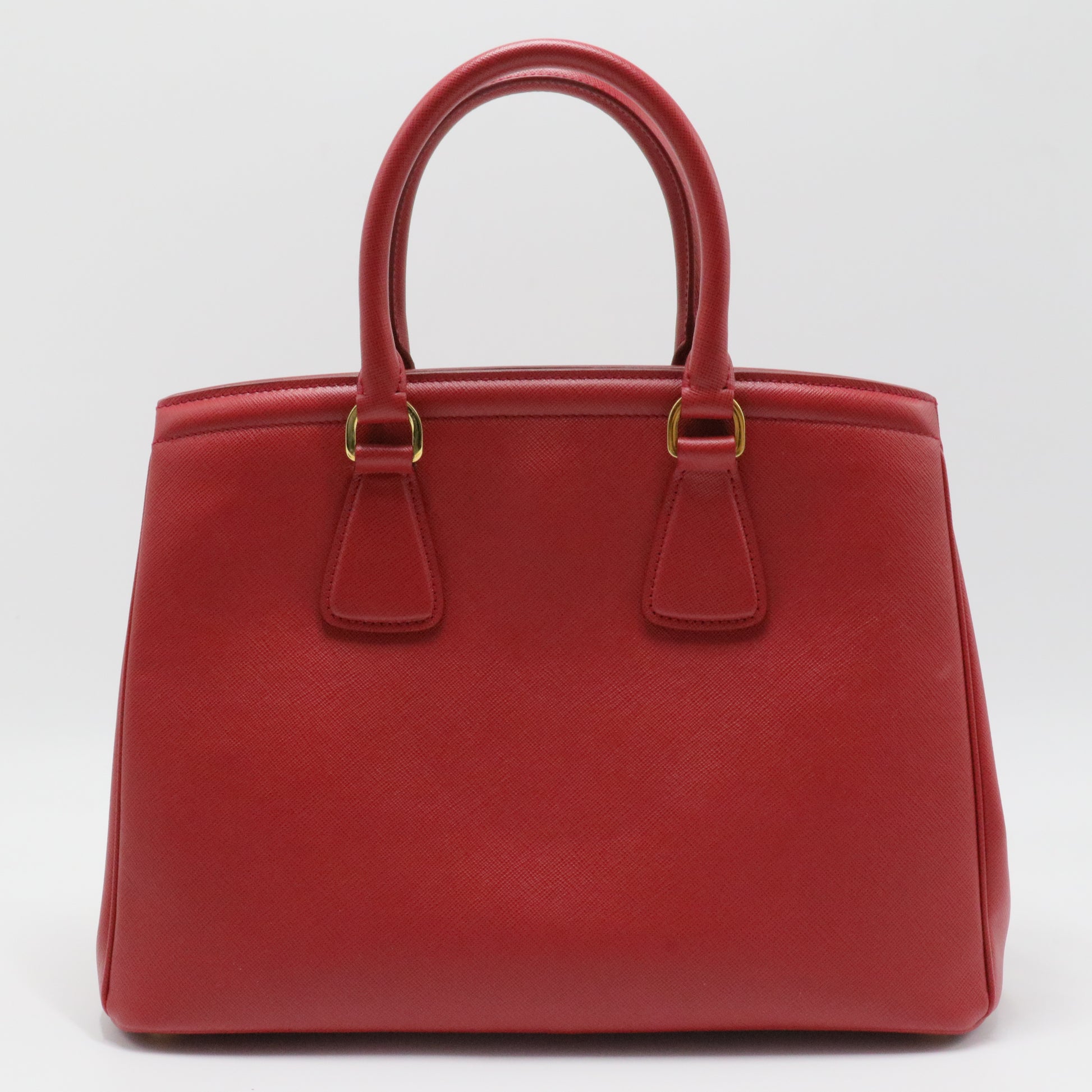 Cuir Double Tote Saffiano Leather Large