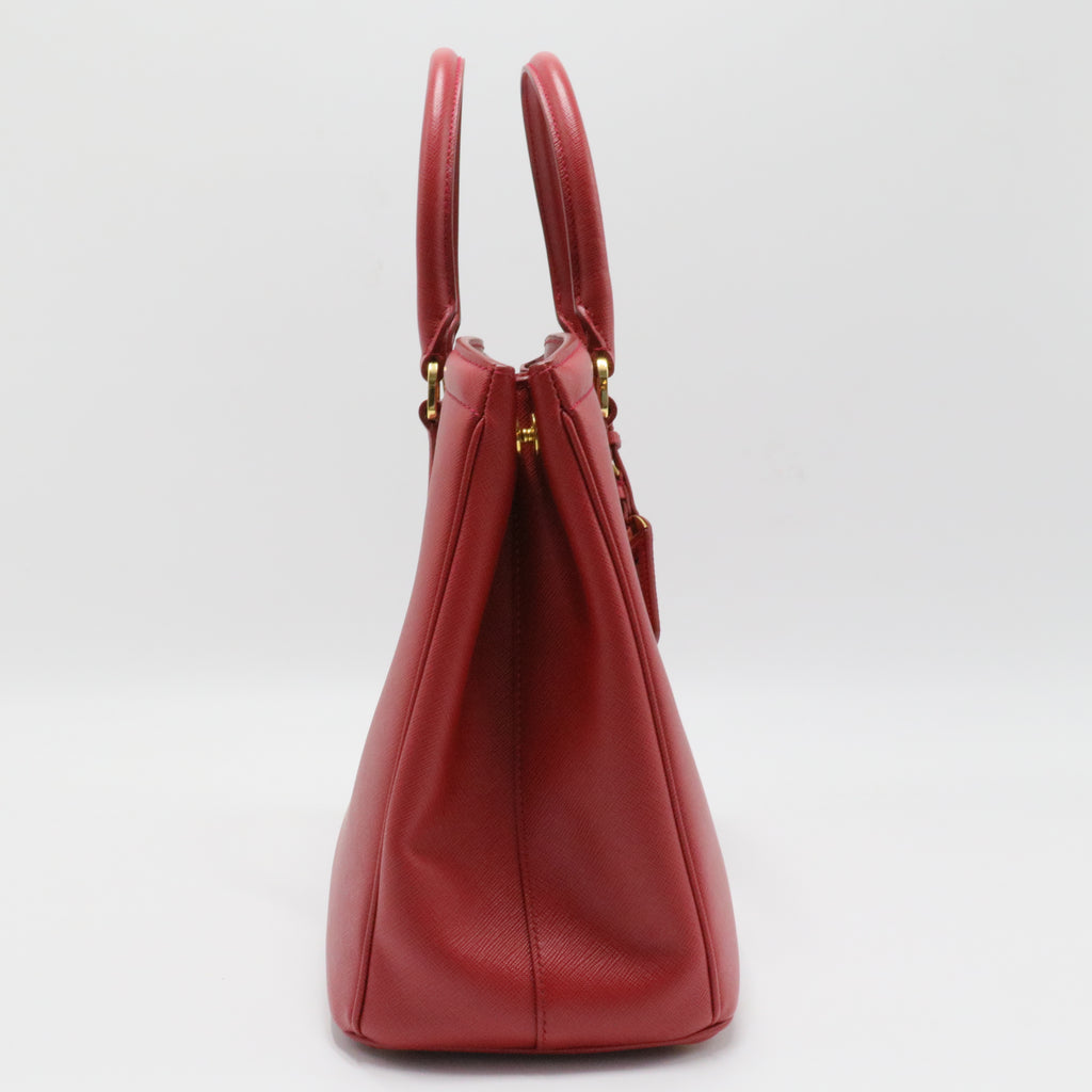 Cuir Double Tote Saffiano Leather Large