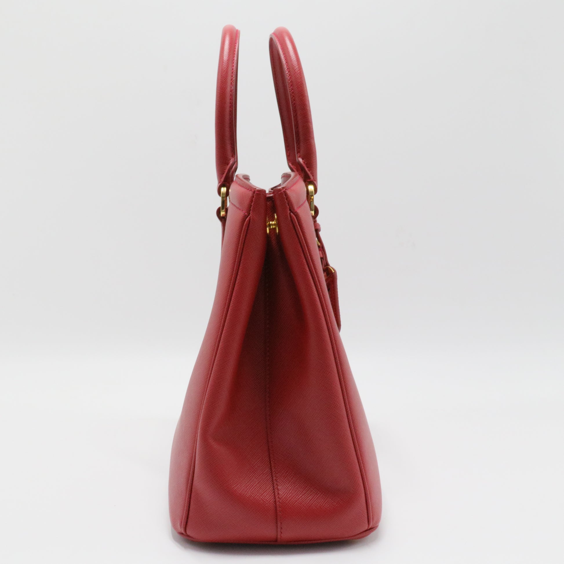 Cuir Double Tote Saffiano Leather Large
