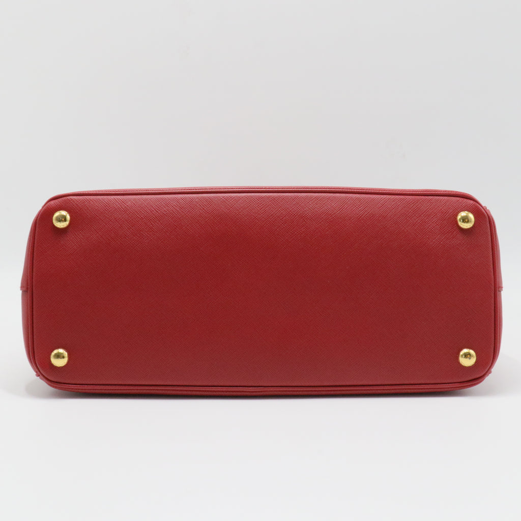 Cuir Double Tote Saffiano Leather Large