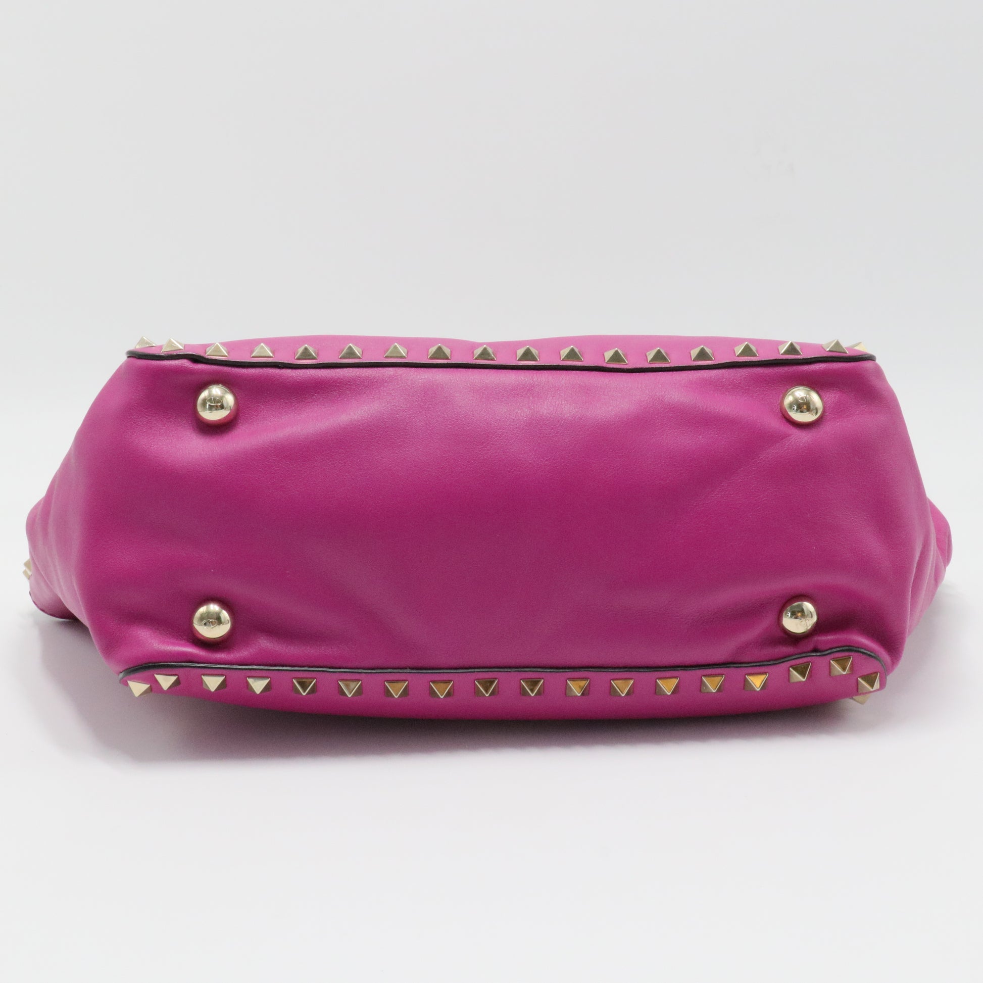 Rockstud Tote Rigid Leather Small