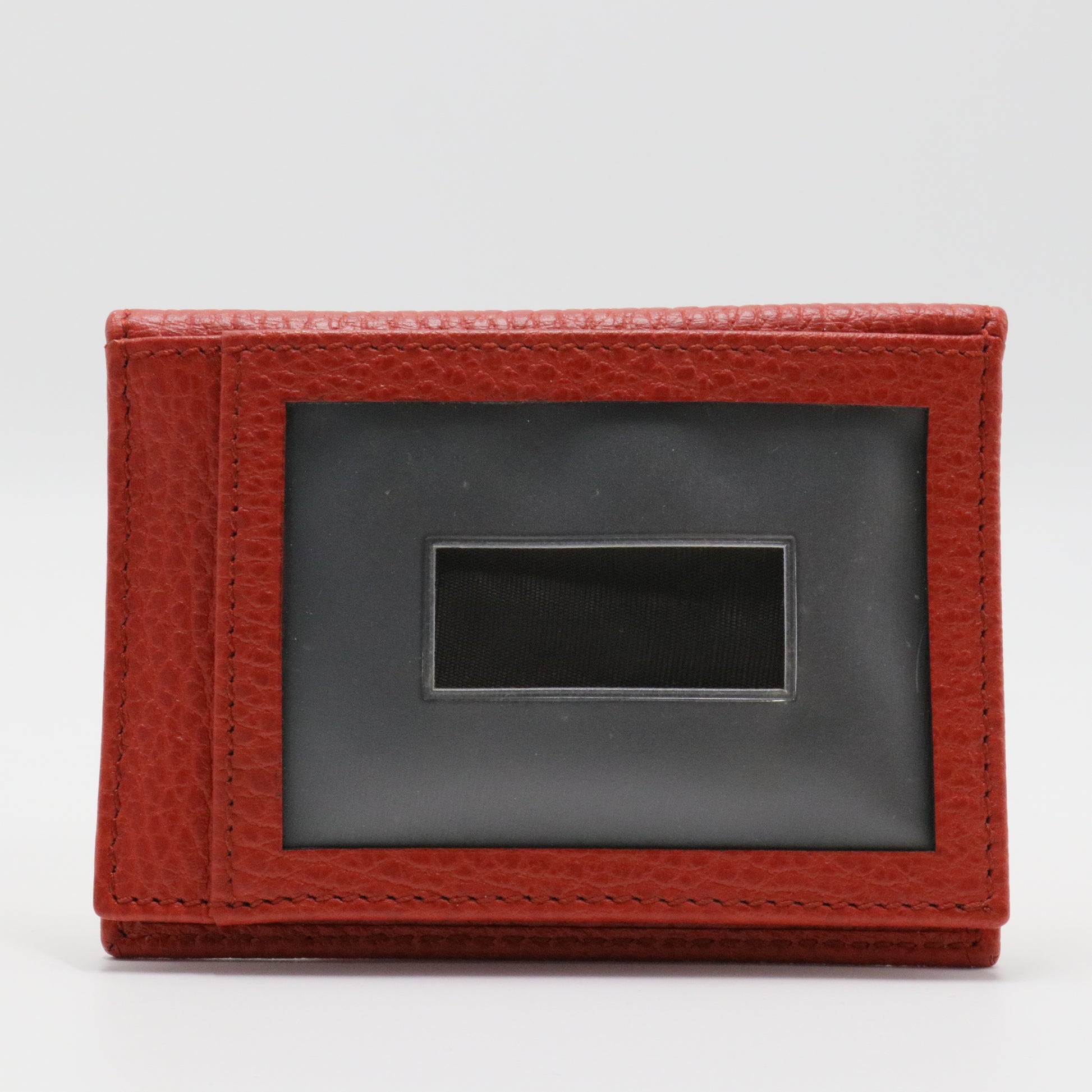 GG  Flap Card Case Leather