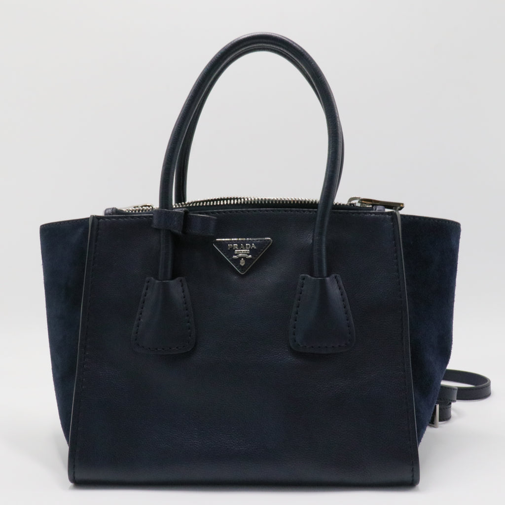 Twin Pocket Tote Glace Calf Medium