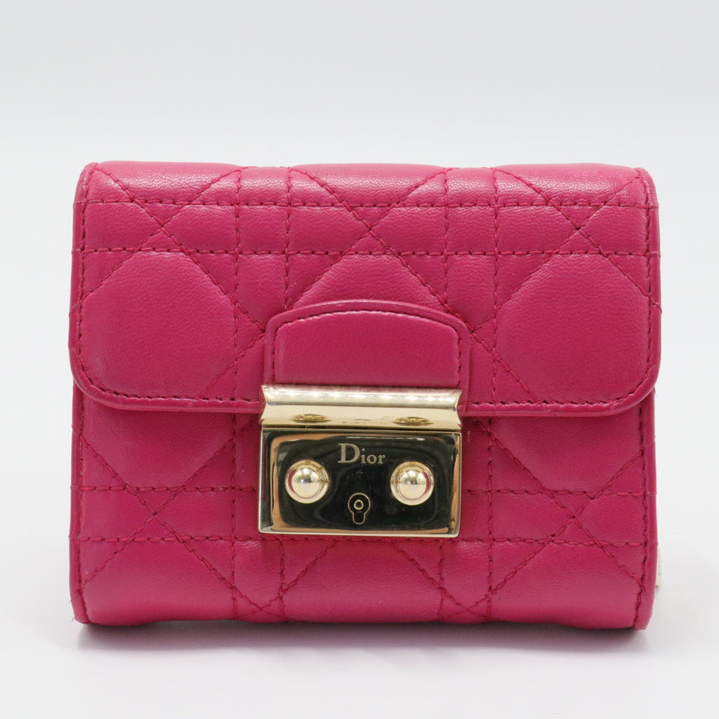 Miss Dior Wallet Cannage Flap