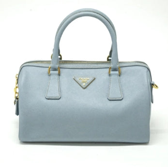 Convertible Bowler Bag Saffiano Leather Medium Twins