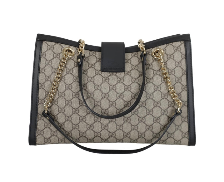 Padlock Chain Tote Guccissima Leather Small - twins