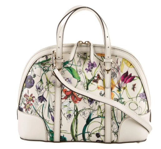 Medium Flora Nice Top Handle Bag - twins