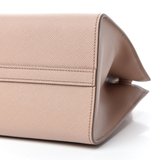 Medium Saffiano Cuir Monochrome Tote - twins