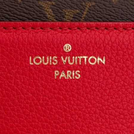 Cerise Monogram Canvas Victoire Bag twins