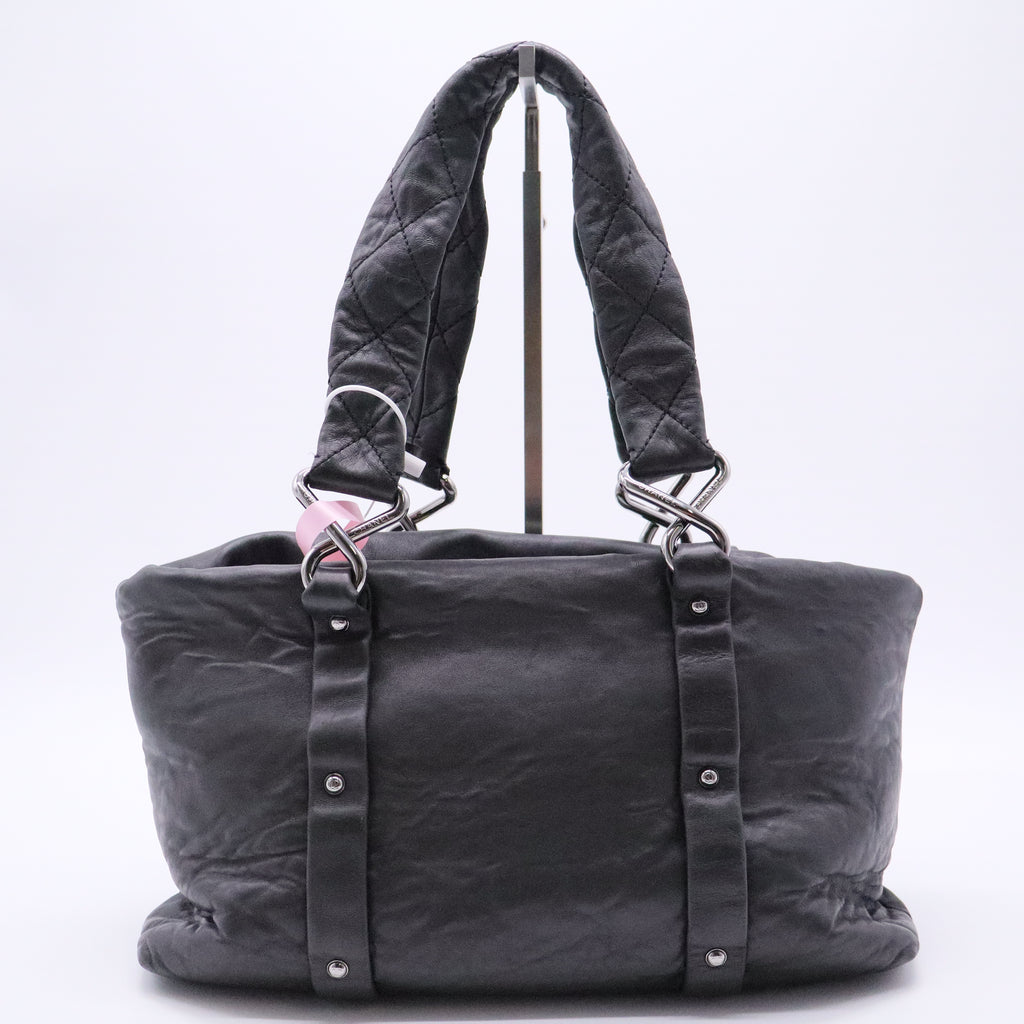 Black Reissue Eight Knots Tote Bag twins