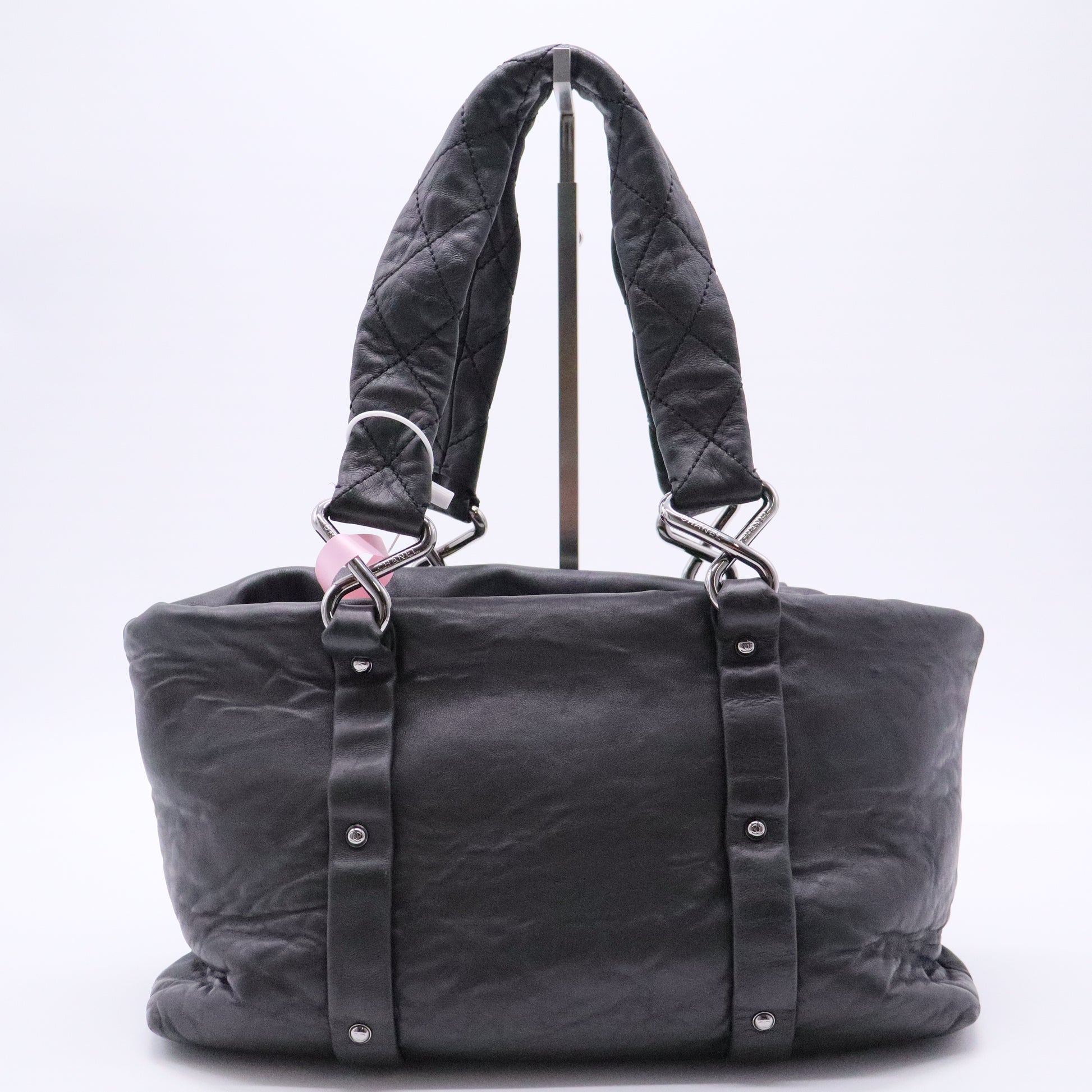 Black Reissue Eight Knots Tote Bag twins