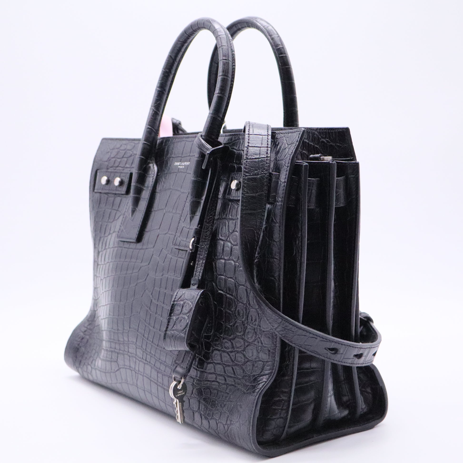 Large Embossed Sac De Jour twins
