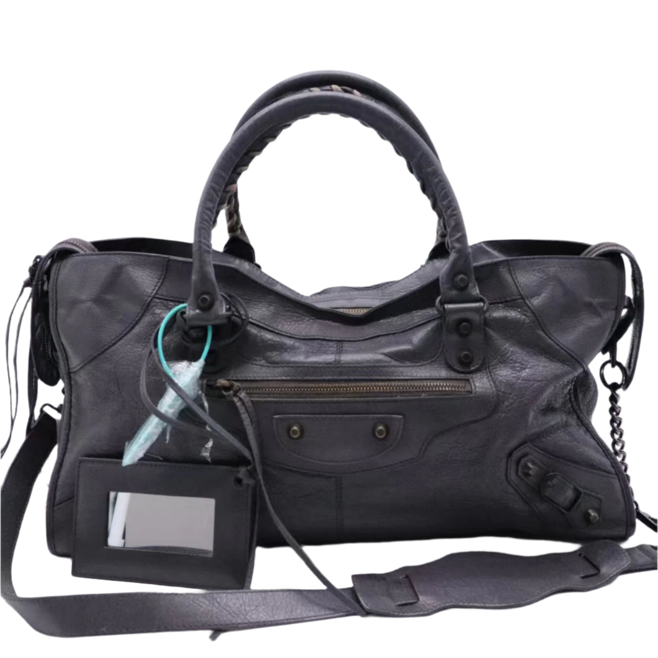 First Classic Studs Bag Leather twins