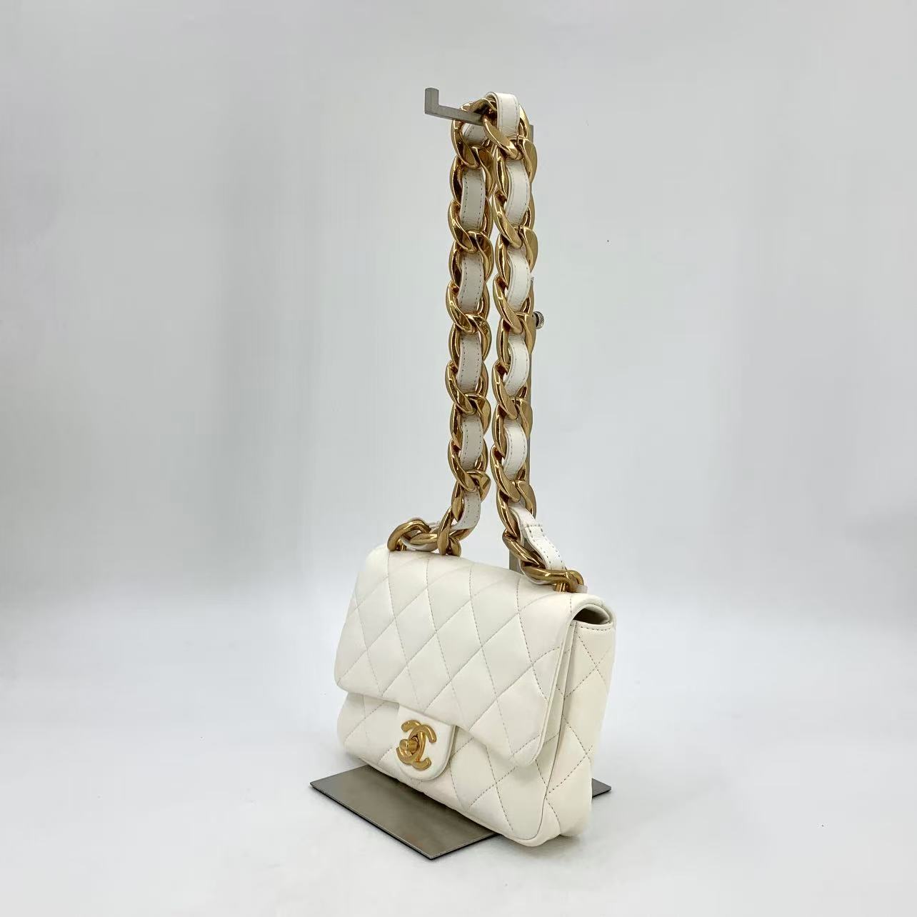 Funky Town Flap Bag Quilted Lambskin Small
