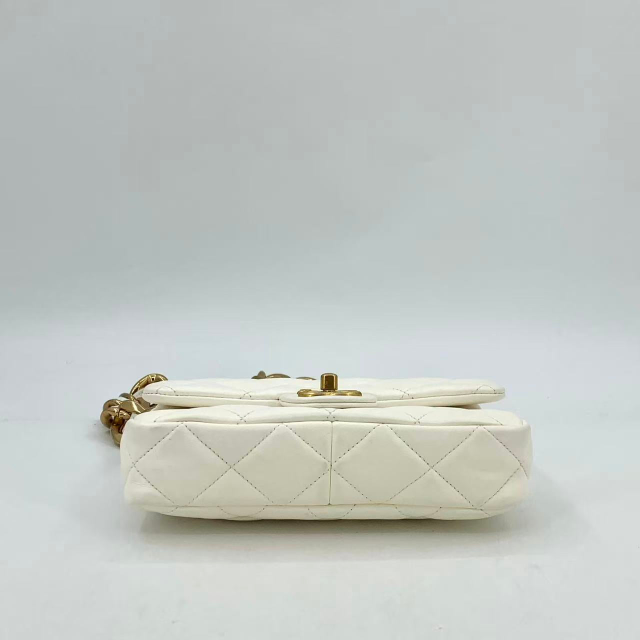 Funky Town Flap Bag Quilted Lambskin Small