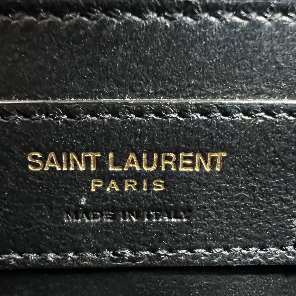 Saint Laurent Classic Monogram Crossbody Bag Grainy Leather Small J2455 Twins