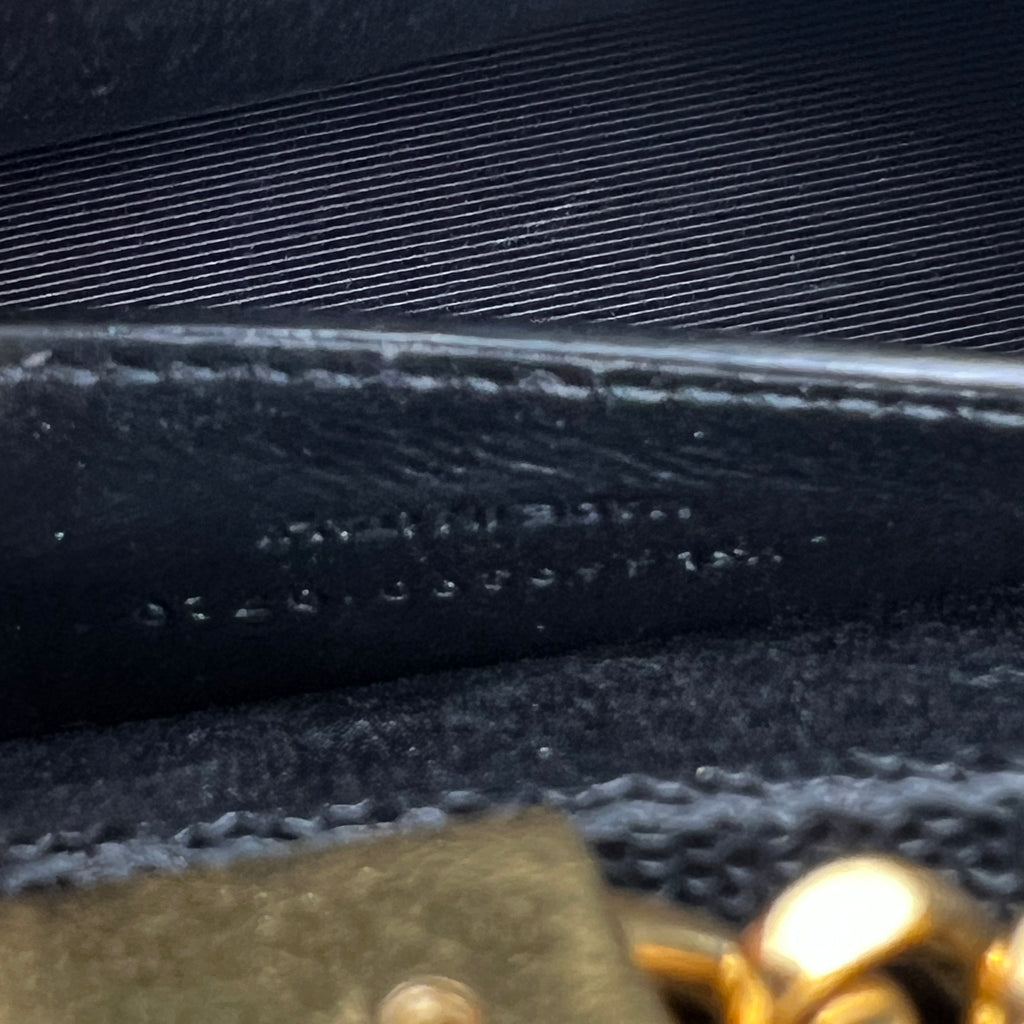 Saint Laurent Classic Monogram Crossbody Bag Grainy Leather Small J2455 Twins