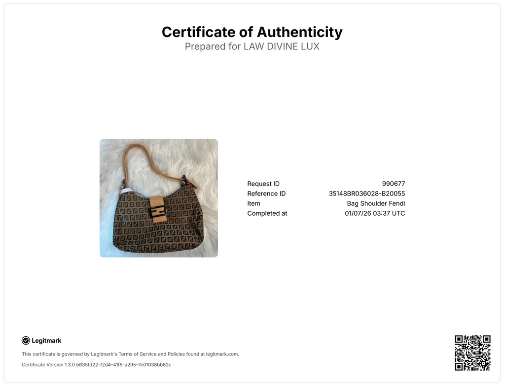 Fendi Zucchino FF Mama Vintage