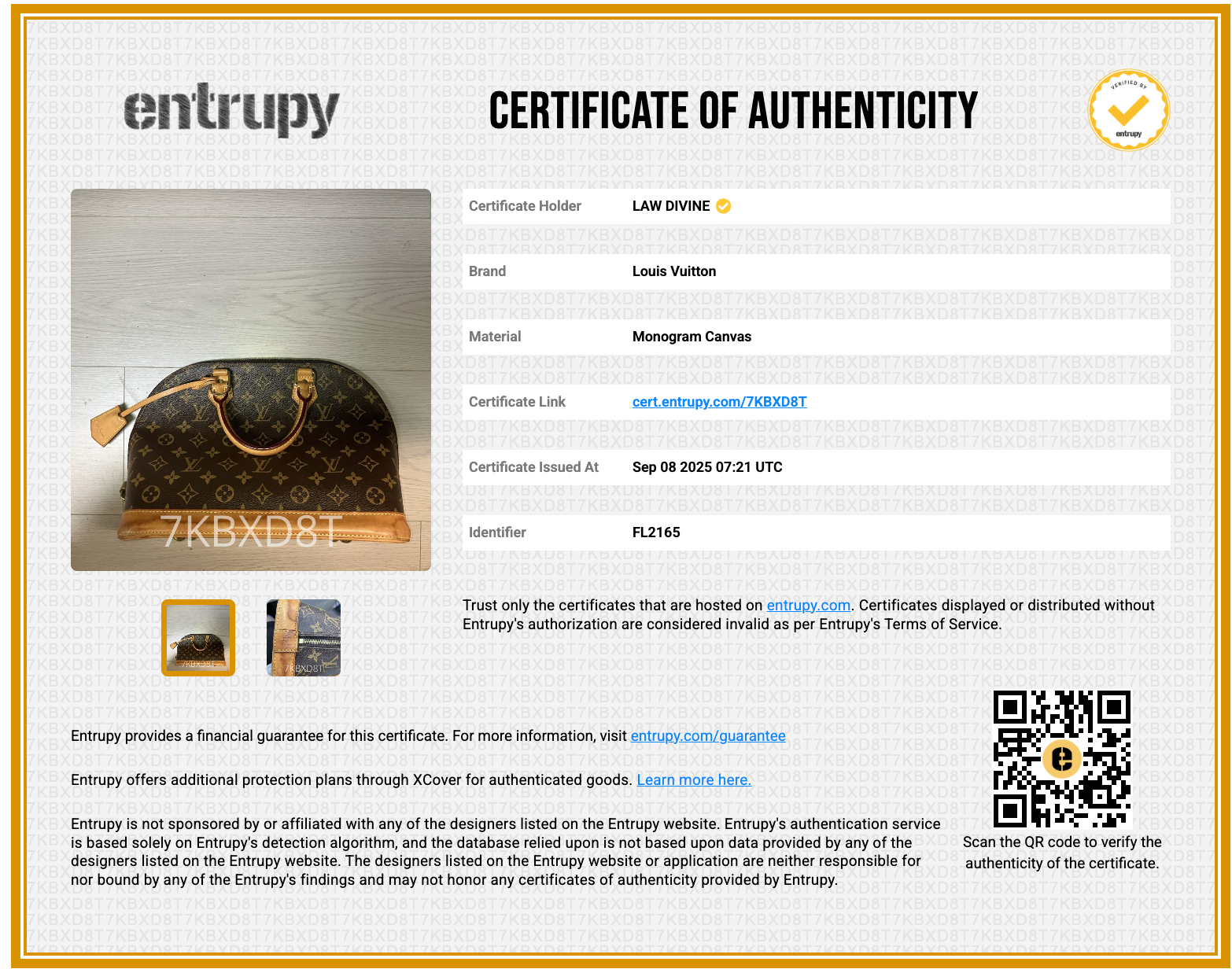 Louis Vuitton Alma BB leather handbag B11068 twins