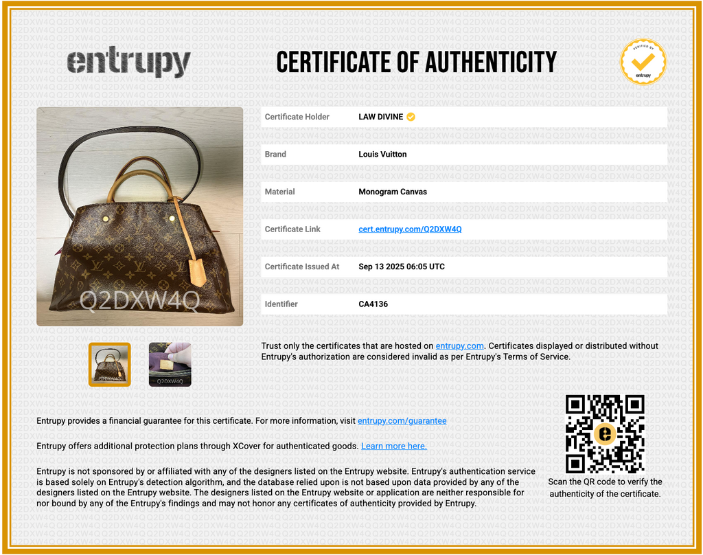 Louis Vuitton	Monogram Montaigne GM B11223