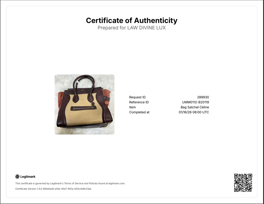 Tricolor Luggage Bag Felt Mini B20119