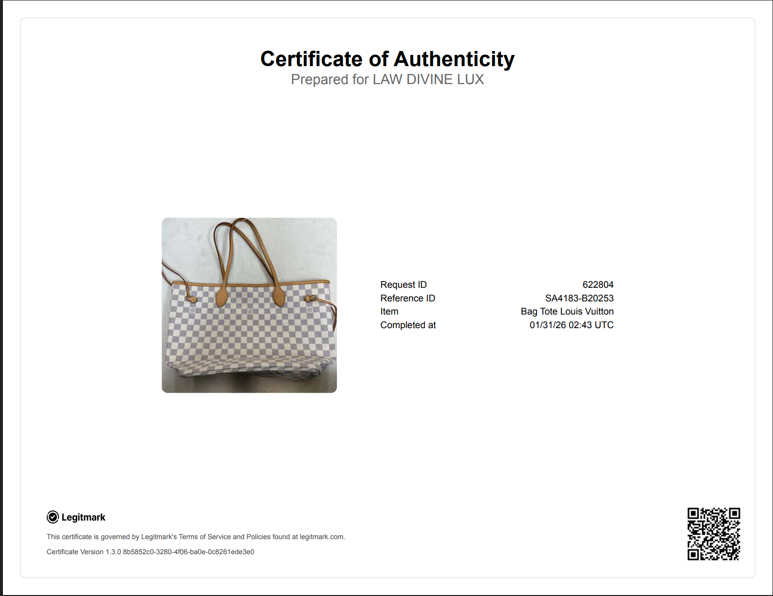 Neverfull Tote Damier MM twins B20253