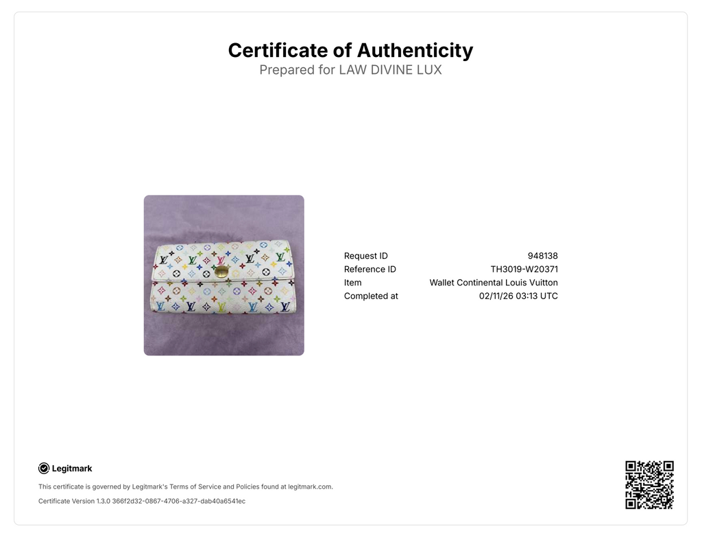 Monogram Multicolor Sarah Wallet Twins W20371