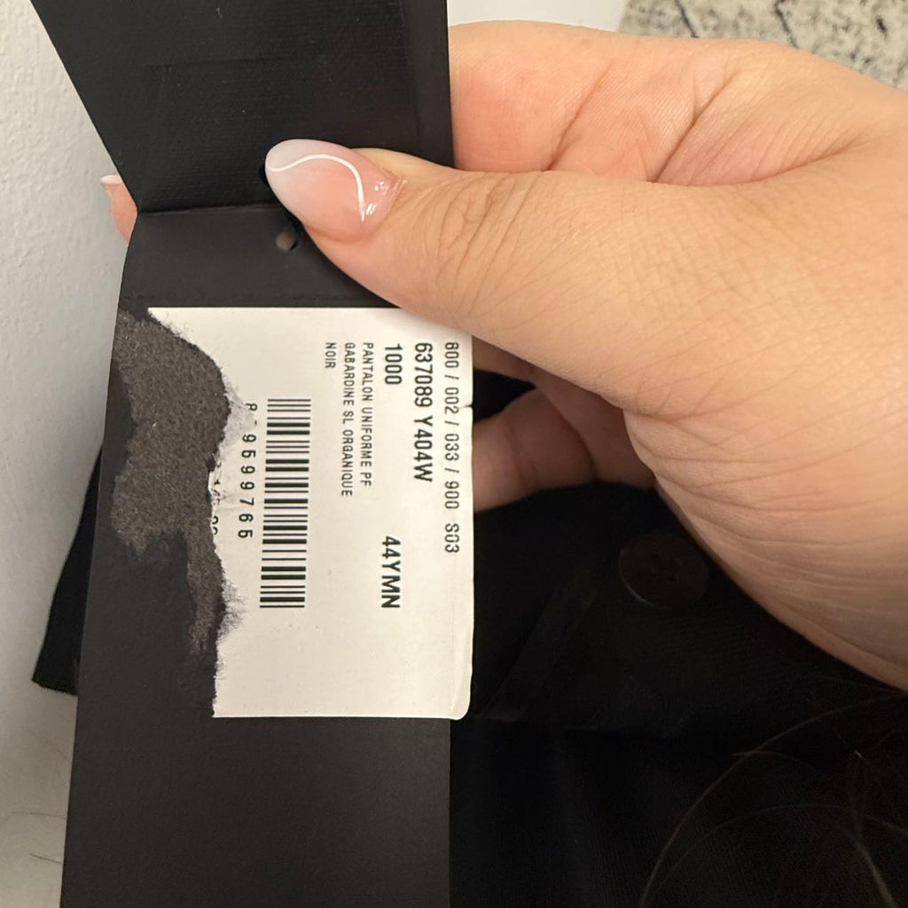 PRE-Owned Saint Laurent PANTS IN WOOL GABARDINE